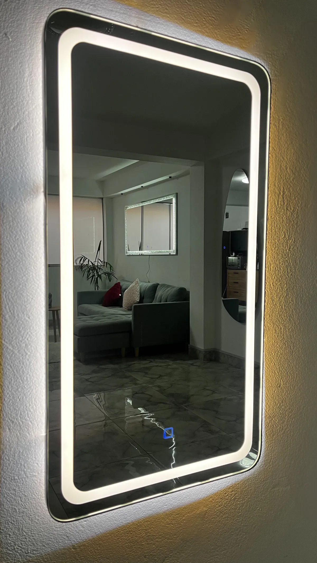 Espejo LED Montecarlo · Rectangular, 49 × 90 cm — Levano Home Perú